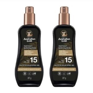 Australian Gold Instant Bronzer Kit Com 2 Protetores FPS 15